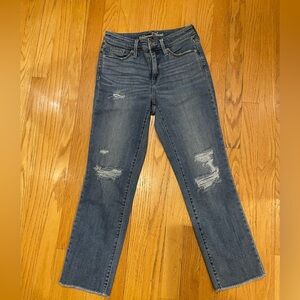 Blue washed denim Women